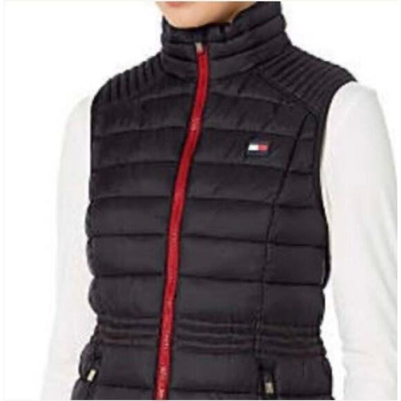 Tommy Hilfiger Jackets & Blazers - Tommy Hilfiger Sport Black Quilted Vest